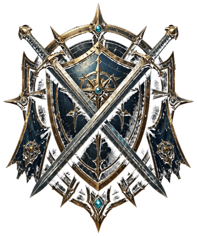 Crossed swords